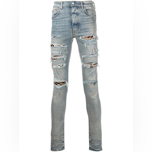AMIRI Other - AMIRI Light Blue Ripped Skinny Jeans